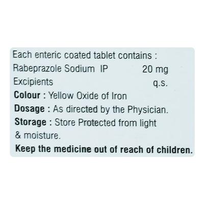RABECURE Tablet 10's - Ulcer/Reflux/Flatulence-Aaa