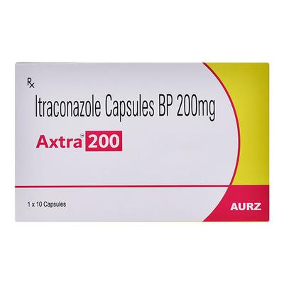AXTRA 200 Capsule 10's - Fungal Infections-Anf