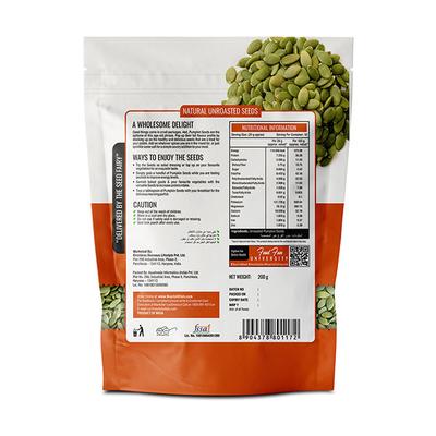 NourishVitals Pumpkin Raw Unroasted Seeds 200 gm - Nutritional Bars