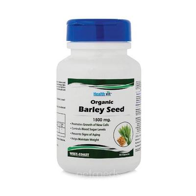 Healthvit Organic Barley Seed 1500 Mg Capsules 60's - Vital Health