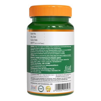 Pure Nutrition Omega 3 5 6 7 9 with Seabuckthorn oil 1000 mg Veg Softgels 30's - Omega Fish Oil Fatty Acids