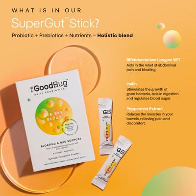 The Good Bug Bye Bye Bloat 1.5gm Sachet 15's - Digestive Health