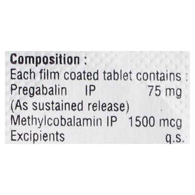 NEVRIX SR 75 Tablet 10's - Neuropathic Pain-Dru