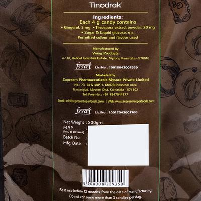 Supreem Super Foods Tinodrak Candy 200 gm - Herbal Dietary Supplement