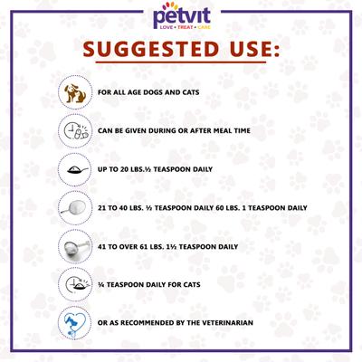 Petvit Cardiovascular Chewable Tablets 60's - Petfood