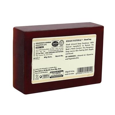 Khadi Natural Herbal Soap - Almond 125 gm - Soaps
