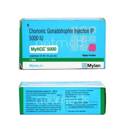 Myhcg 5000IU Injection 1'S - Hormonal Therapy-Tro