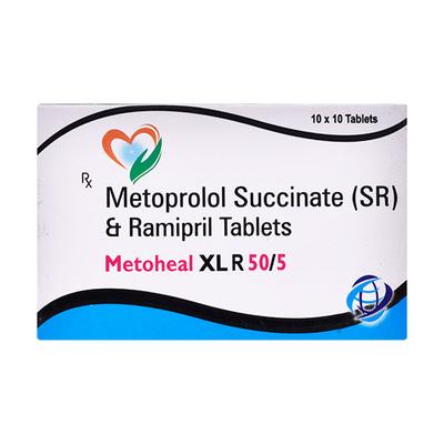 METOHEAL XL R 50mg Tablet 10's - Hypertension-Bet