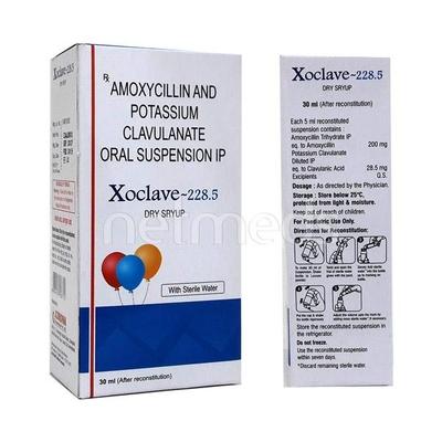 Xoclave 228.5 Dry Syrup 30ml - Bacterial Infections-Pen