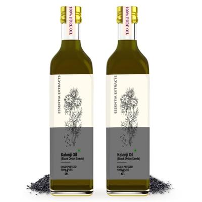 Essentia Extracts Pure Cold Pressed Oil - Onion Black Seed (Pack of 2 x 25 ml) 1's - Massage Oils