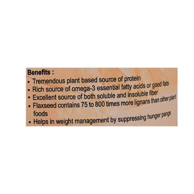 Nutriwish Flax Chia Seed Powder 500 gm - Nutritional Bars