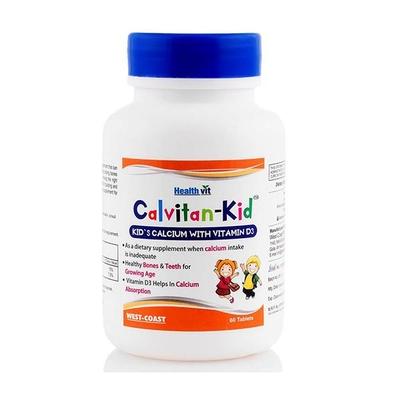 HealthVit Calvitan-Kid Tablet 60's - Calcium And Minerals