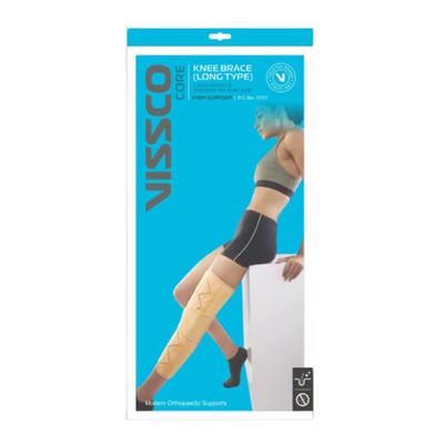 Vissco Core Knee Brace Firm Support (0701) (XL) - Long Type - Knee/Leg Supports