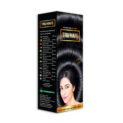 Tru Hair Ayurvedic Hair Oil 110 ml + Tru Heater - Hair Oils