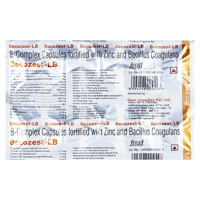 BECOZEST LB Capsule 10's - Supplements-Vam