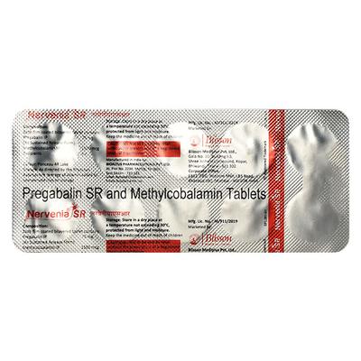 NERVENIA SR Tablet 10's - Neuropathic Pain-Dru