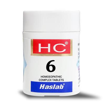Haslab HC 6 (Homeopathic Complex) Tablet 20 gm - Homeopathic Complex Tablet