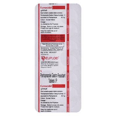 EUNOCIDD Tablet 10's - Ulcer/Reflux/Flatulence-Aaa