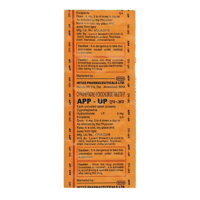 APP UP Tablet 10'S - Appetite-App