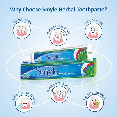 Smyle Herbal Toothpaste 100 gm - Toothpaste