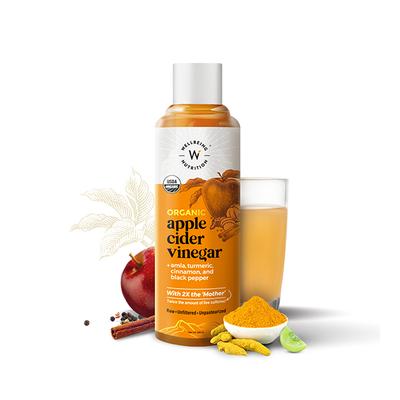 Wellbeing Nutrition Organic Apple Cider Vinegar - Flavoured 500 ml - Apple Cider Vinegar - Acv