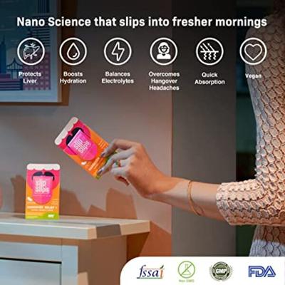 Slip Slips Hangover Relief + Slips - Natural Orange Flavour 30's - General Health