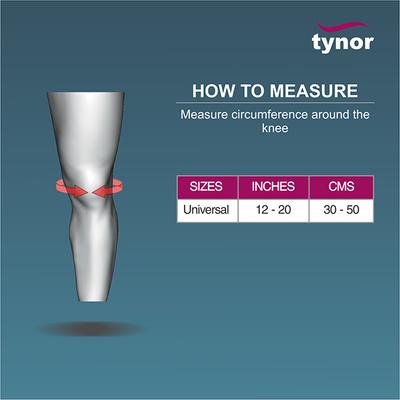 Tynor Patellar Support - Grey (One Size) (D 19) - Knee/Ankle/Leg/Foot Supports