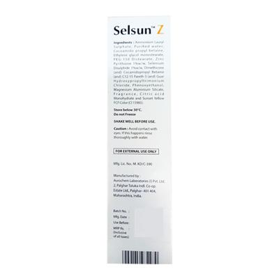 Selsun Z Shampoo 120ml - Dandruff-TAA