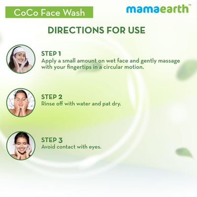 Mamaearth Face Wash - CoCo 100 ml - Face Wash & Cleansers