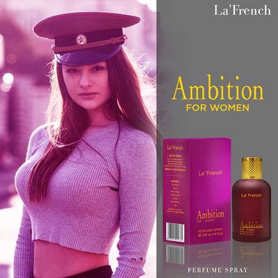 La' French Women's Perfume Spray - Ambition 100 ml - Women Perfumes (Edt/Edp)