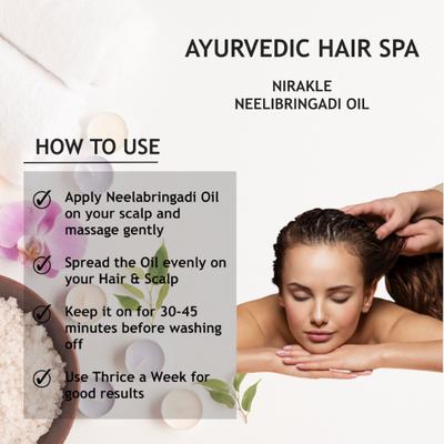 Nirakle NeeliBringadi Ayurvedic Hair Spa Oil 100 ml - Personal Care (Ayush)