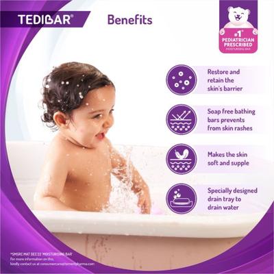 TEDIBAR BATHING Bar 2X100gm - Baby Soap