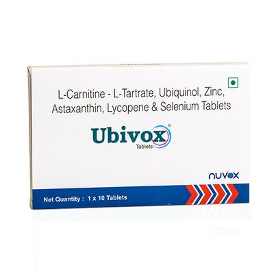 Nuvox Ubivox Tablet 10's - Amino Acids