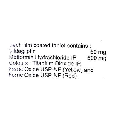 VILAPIL M 500mg Tablet 15's - Diabetes-Ant