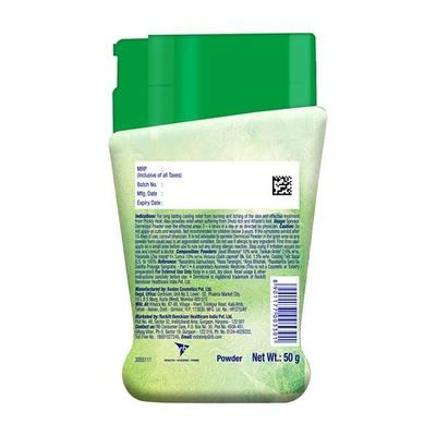 Dermicool Prickly Heat Talcum Powder - Fresh Aloe 50 gm - Talcum Powders