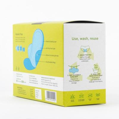 Pee Safe Reusable Sanitary Pads (Regular 3's + Overnight 1's) - Sanitary Napkins