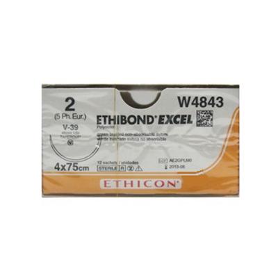 Johnson & Johnson Ethicon Ethibond Excel Polyester Suture (V-39) (4 x 75 cm) (W4843) 1's - Bandages & Dressings
