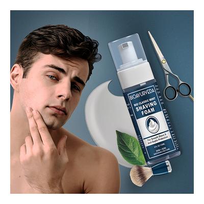 Bioayurveda Bio Classic Mint Shaving Foam 150 gm - Shaving Foams