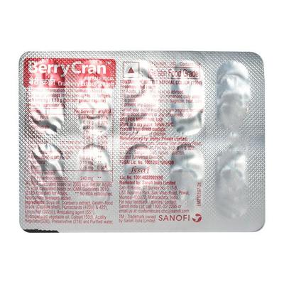 Sanofi BerryCran Urinary Tract Health Softgels 50's - Nutritional Supplements