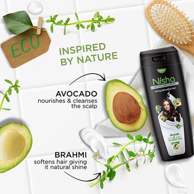 Nisha Shampoo - Avacado & Brahmi 180 ml - Shampoos