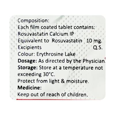 ROSUGOLD 10 Tablet 10's - High Cholesterol-Dys