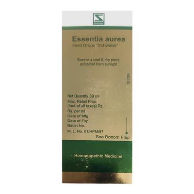 Dr. Willmar Schwabe Essentia Aurea Tonic 30 ml - Speciality Medicine
