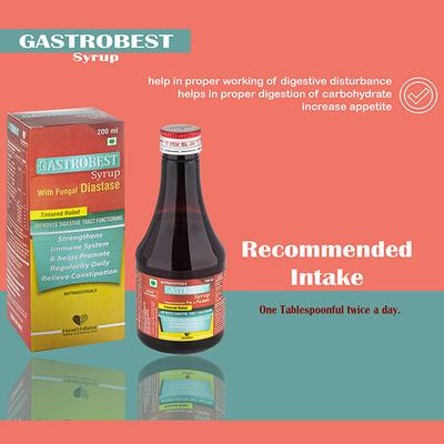 HealthBest Gastrobest Syrup 200 ml - Digestive Health