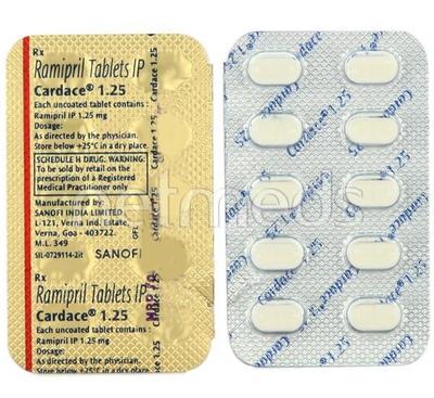 Cardace 1.25mg Tablet 10'S - Hypertension-ACE