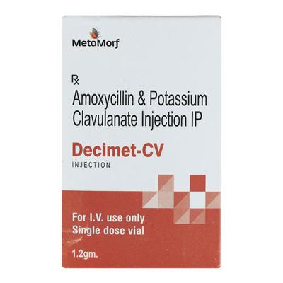 DECIMET CV 1.2gm Injection 1's - Bacterial Infections-Pen