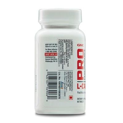 GNC L-Carnitine 500 mg Softgel Tablets 60's - Amino Acids