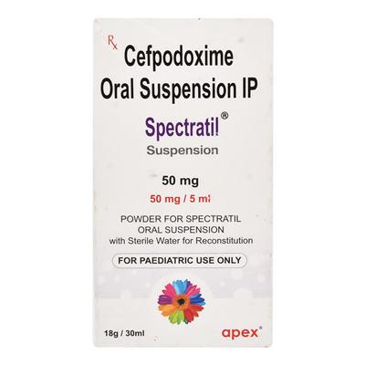 SPECTRATIL 50mg Oral Suspension 30ml - Bacterial Infections-Cep