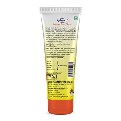 Torque Refresh Papaya Face Wash 100 ml - Face Washes