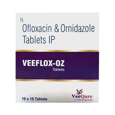 Veeflox OZ Tablet 10'S - Bacterial Infections-Qui