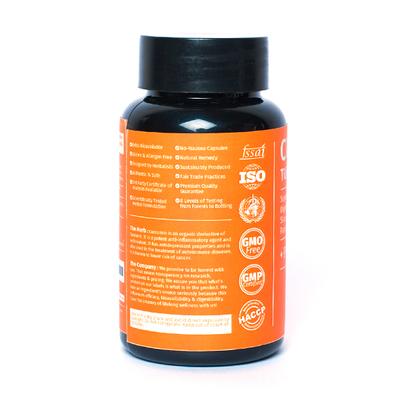 iAYUR Curcumin Turmeric Extract with Piperine 400 mg Veg Capsule 60's - Herbal Dietary Supplement